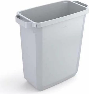 Kosh mbeturinash Durable Durabin 60L 1800496050 N, pa kapak, plastikë, gri