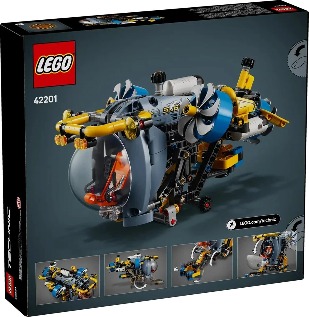 Set LEGO Technic 42201, Nëndetëse Hulumtuese Detare