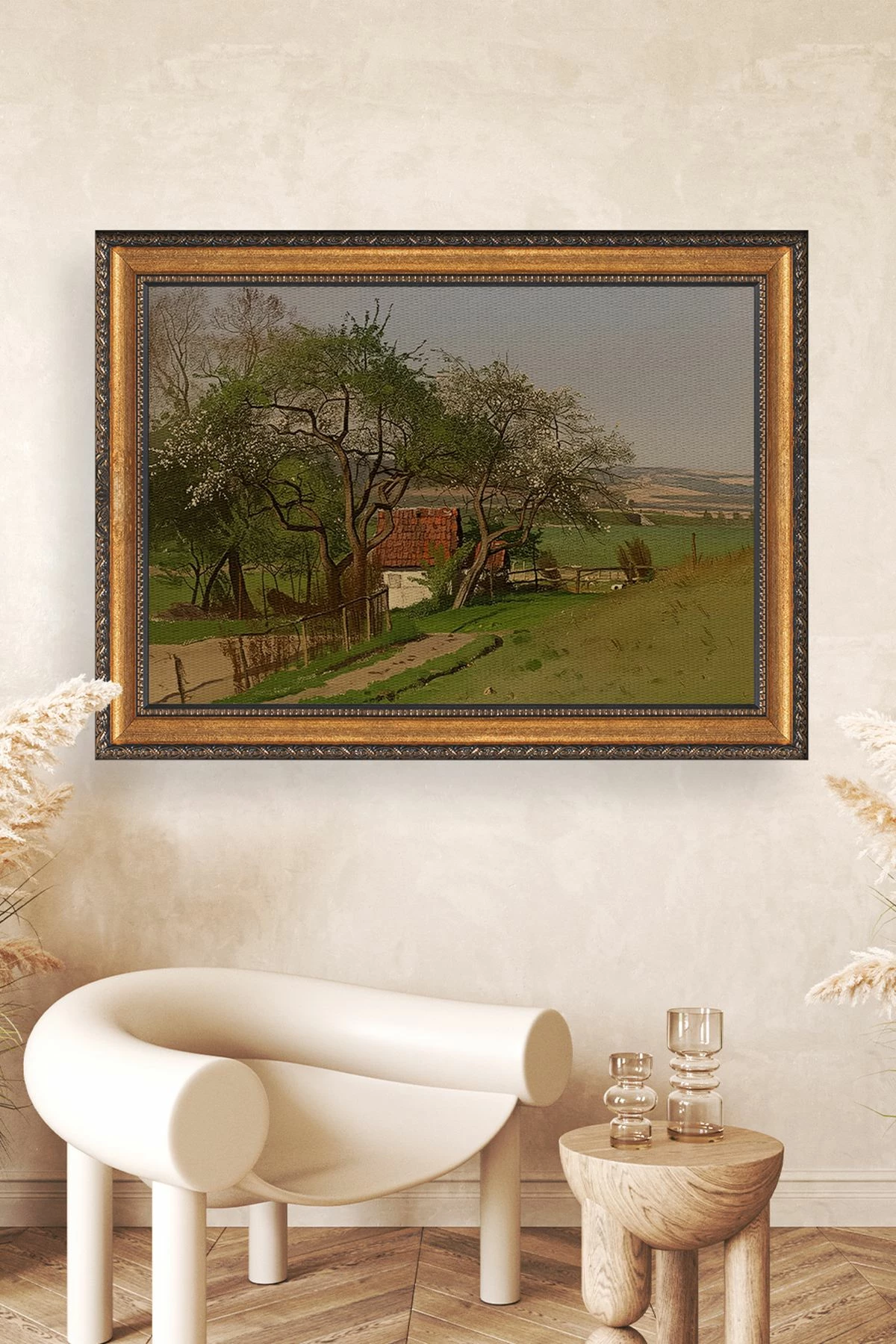 Pikturë dekorative në kanavacë me kornizë, shumëngjyrëshe, Wallity, ATCRCVCNVSMDL38 - 50x70cm