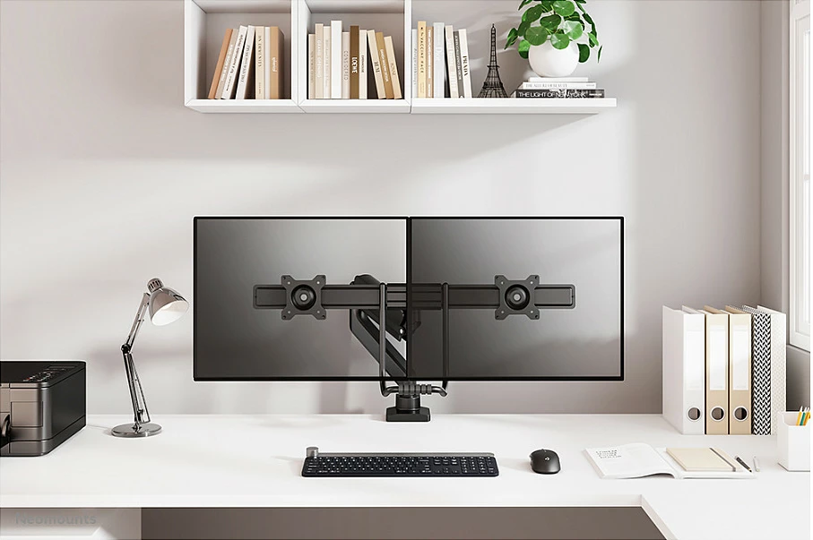 Krah monitori Neomounts DS75-450BL2, Clamp/Grommet, 8 kg, 17"-32", 100 x 100 mm, i zi