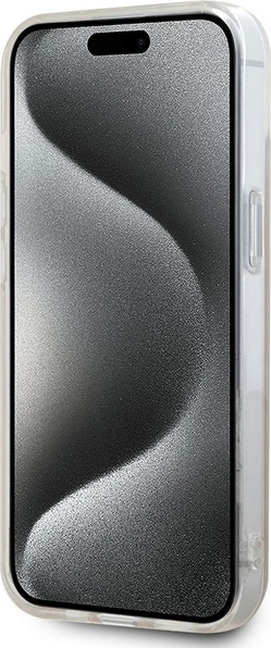 Mbështjellës DKNY IML Mono & Stripe MagSafe për iPhone 15/14/13, Rozë