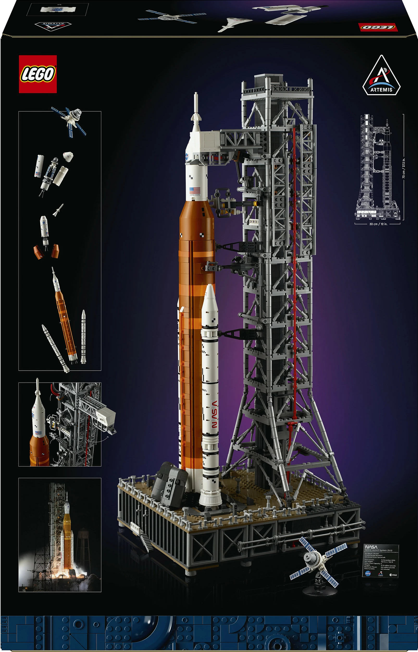 Set ndërtimi LEGO Icons NASA Artemis Space Launch System 10341, 3601 copë, multikolor