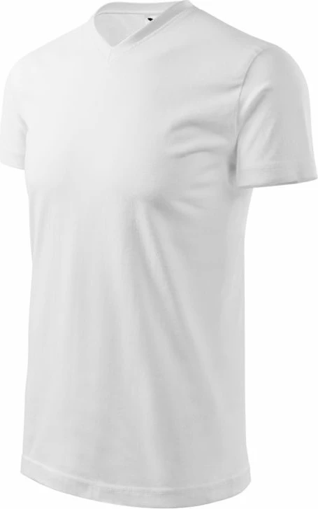 Maicë me V-qafë për meshkuj dhe femra Adler, e bardhë