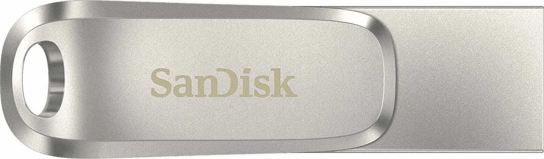 USB flash drive SanDisk Ultra Dual Drive Luxe SDDDC4-512G-G46 512GB USB-C/USB-A, Argjendtë