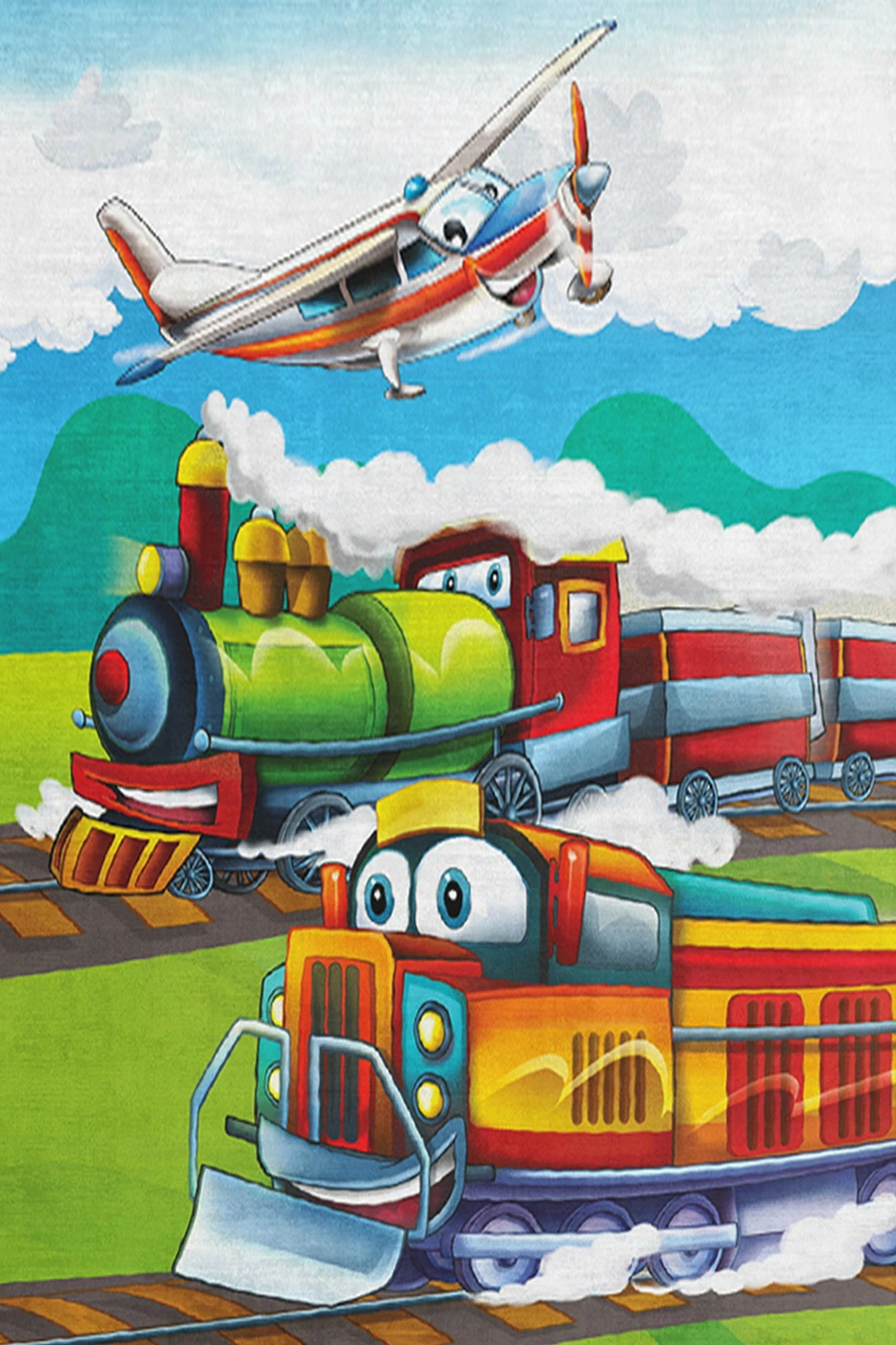 Qilim për fëmijë, shumëngjyrësh, Conceptum Hypnose, 120x180cm, KHMFESTO007KEÇE