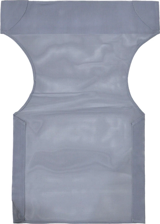 Pëlhurë e perforuar për karrige regjisori, ngjyrë gri, 45/57x1x78.5 cm