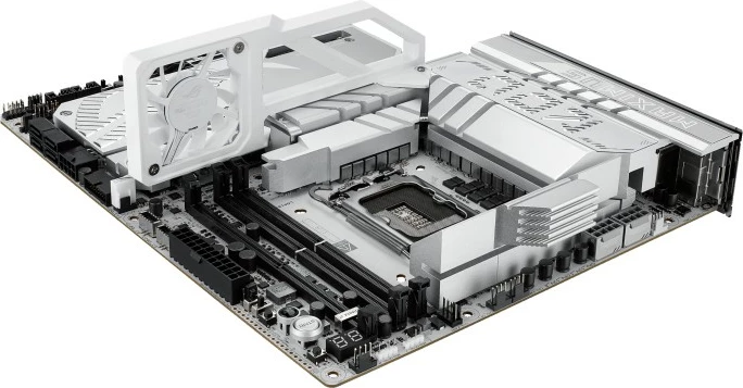 Pllakë amë, Asus ROG Maximus Z890 Apex, LGA1851, Intel Z890, ATX, 2x DDR5, PCIe 5.0 x16, Thunderbolt 4, Wi‑Fi 7, argjendtë gri