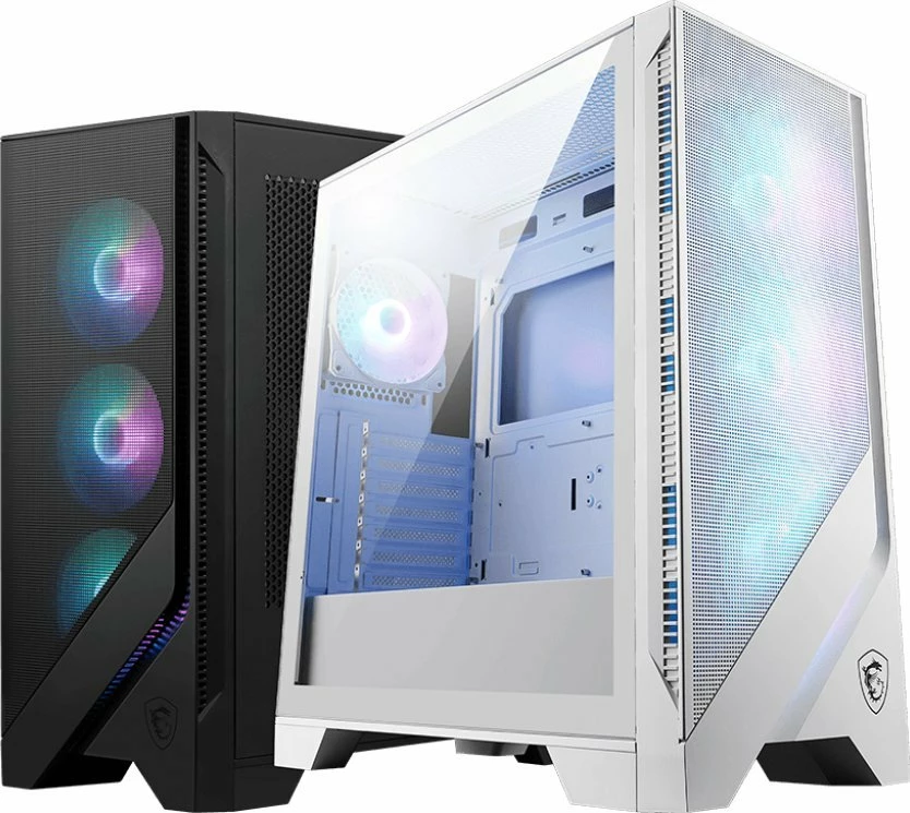 Kasë MSI MAG FORGE 320R Airflow ARGB 306-7G23W21-HH9, Midi Tower ATX, e bardhë