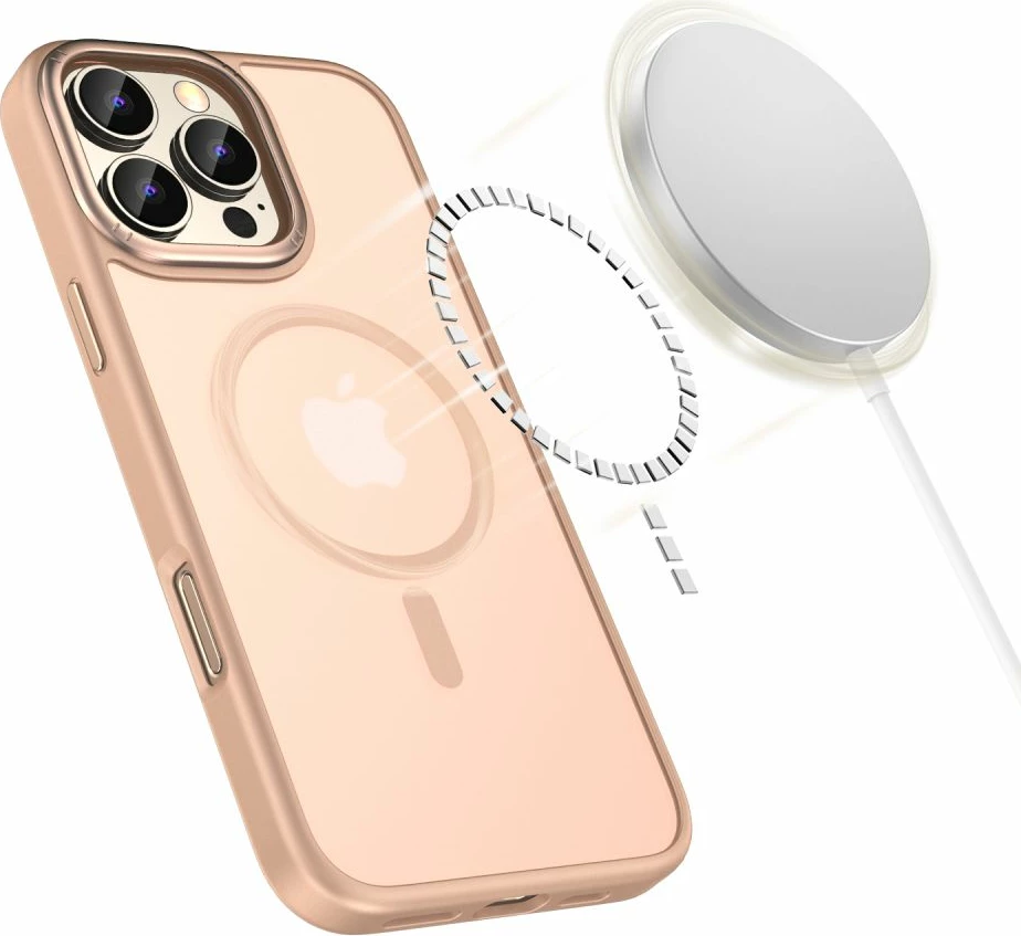 Mbështjellës Tech-Protect MagMat MagSafe për iPhone 16 Pro Max, Rozë