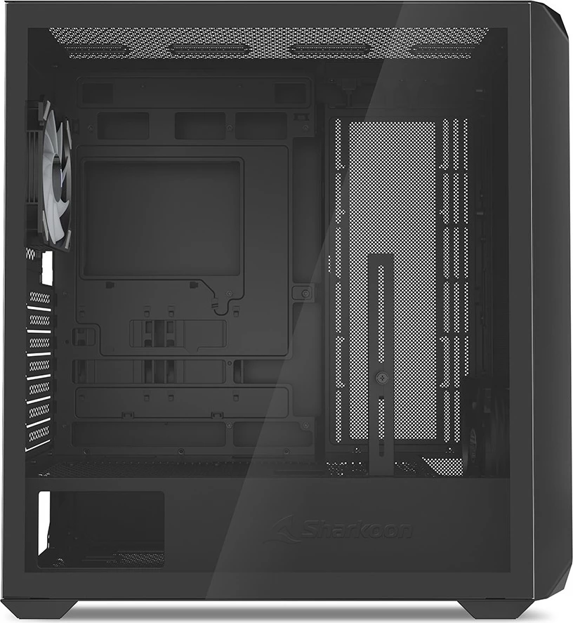 Kasë Sharkoon AK2 RGB, ATX, 1x xham, e zezë