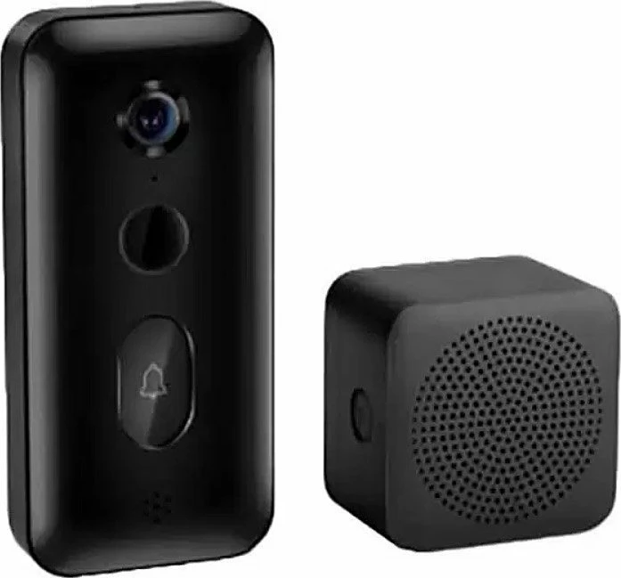 Videodomofon smart Xiaomi Smart Doorbell 3 BHR5416GL, 2K, 180°, bateri 5200mAh, i zi, set me zile të brendshme