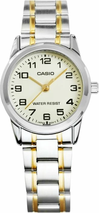 Orë dore për femra Casio, argjend e ar
