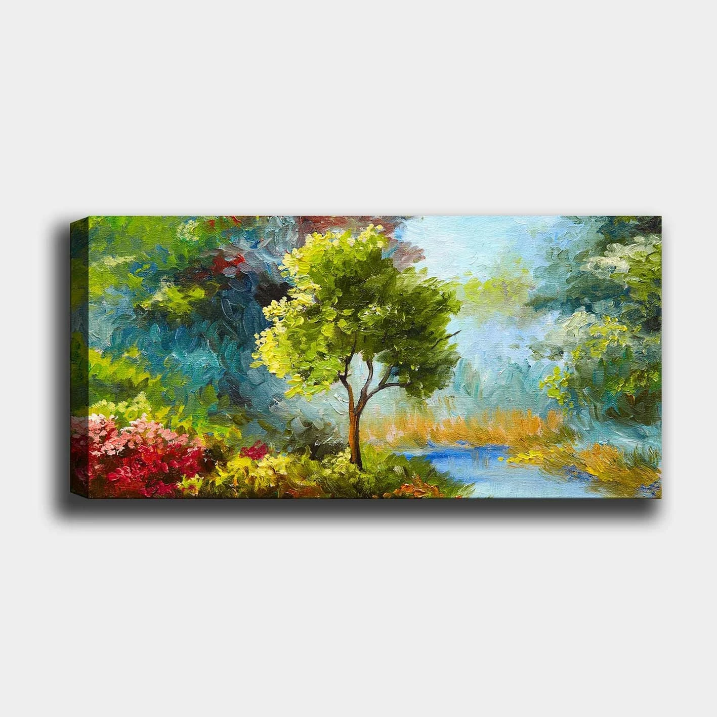 Pikturë dekorative në kanavacë, shumëngjyrëshe, YTY539260618_50120, 50x120cm