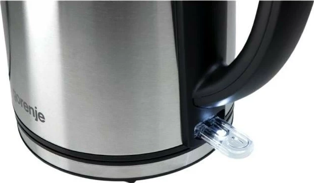 Çajnik elektrik Gorenje K15DWS, 1.5L, inox, argjendtë