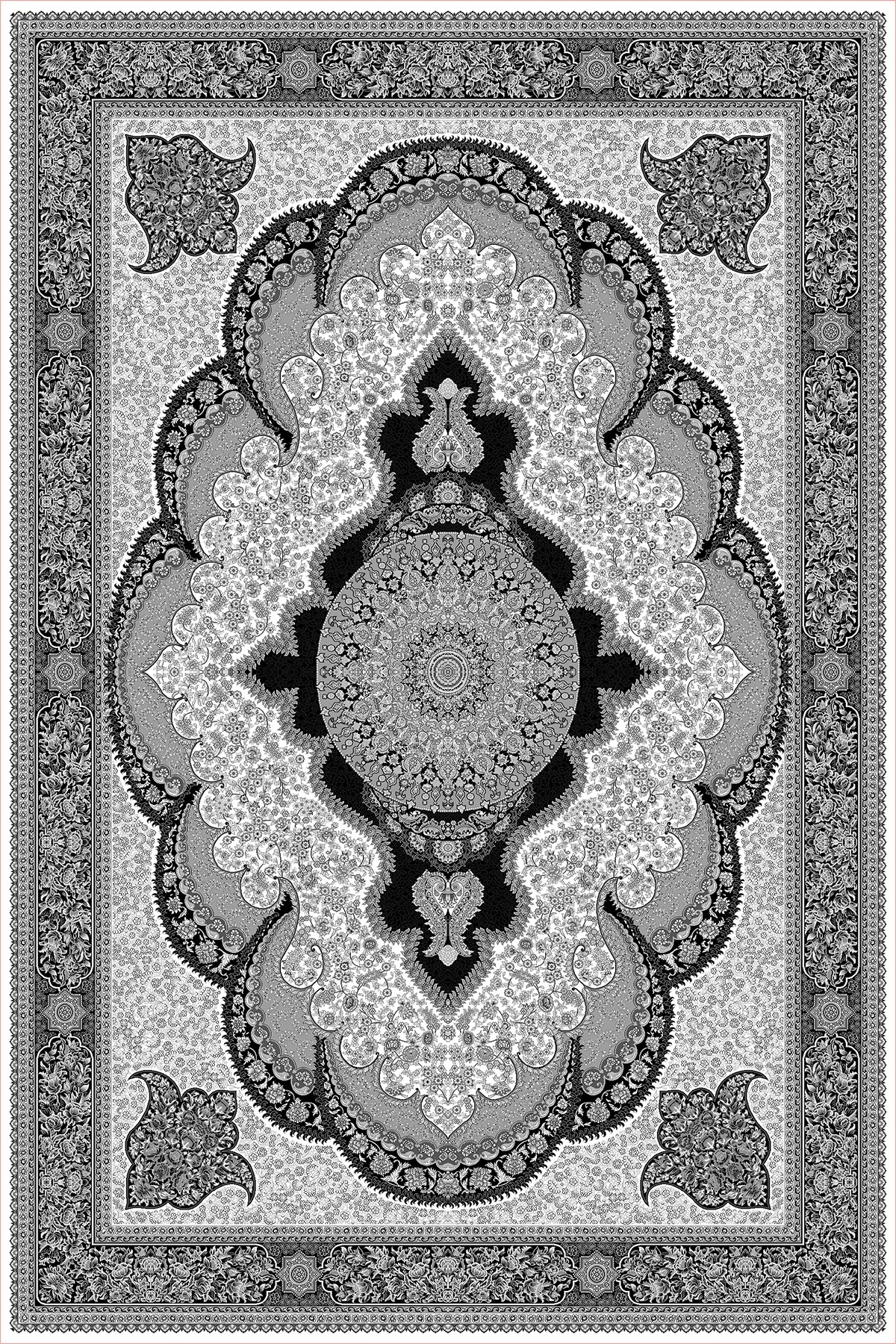 Qilim për korridor, Conceptum Hypnose, shumëngjyrësh, CT-1292, 80x150cm
