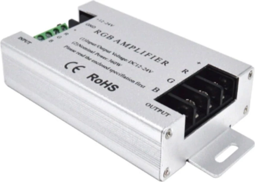 Amplifikator LED 5–24V 30A – për shiritat LED