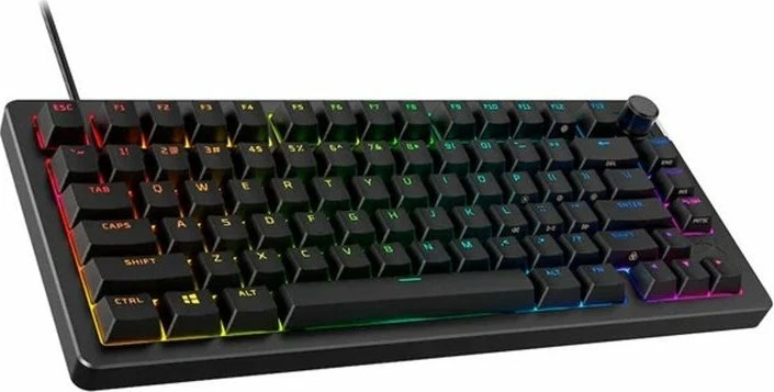 Tastierë mekanike gaming HyperX Alloy Rise 75 (7G7A4AA#ABA), HyperX3, 75%, RGB, USB, e zezë