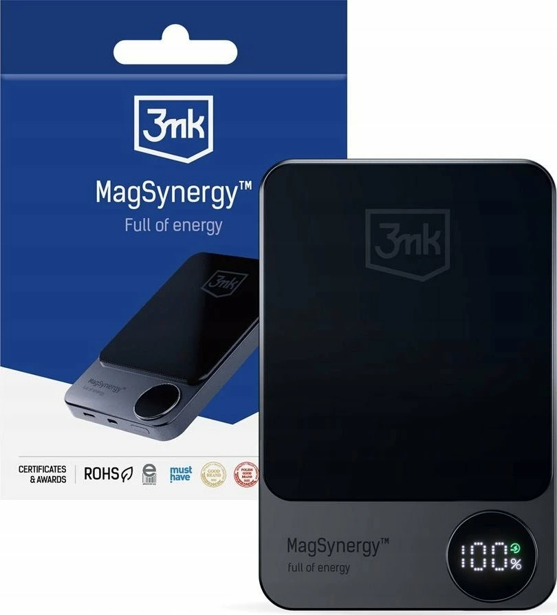 Powerbank Fixed MagZen FIXZENM-6-BK 6000 mAh USB-C PD 20W MagSafe, e zezë