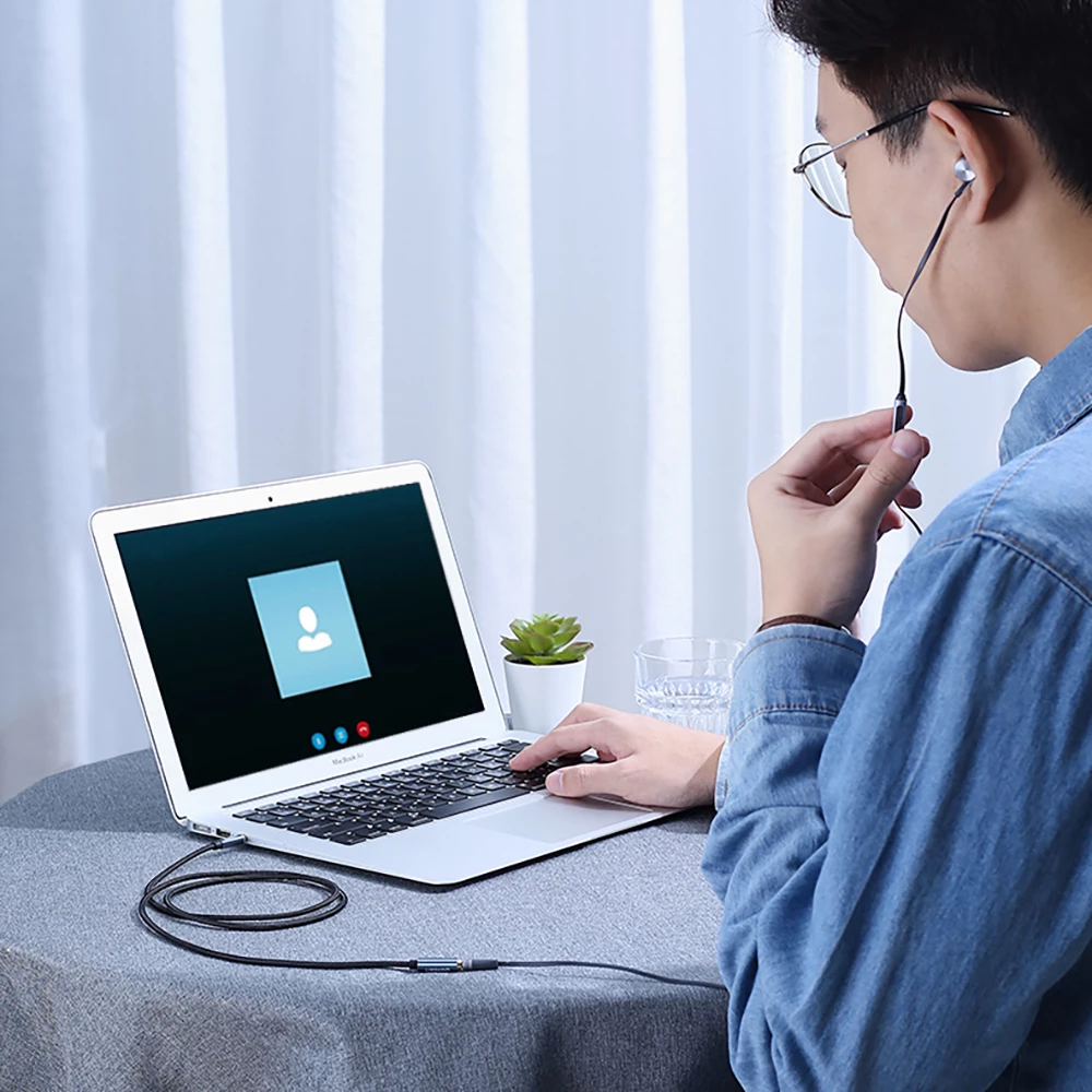 Kabllo zgjatues AUX Ugreen AV118, 1.5m, mini jack 3.5mm, Blu