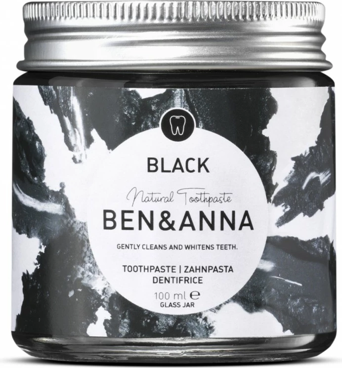 Pastë dhëmbësh natyrale Ben&Anna Black 100ml