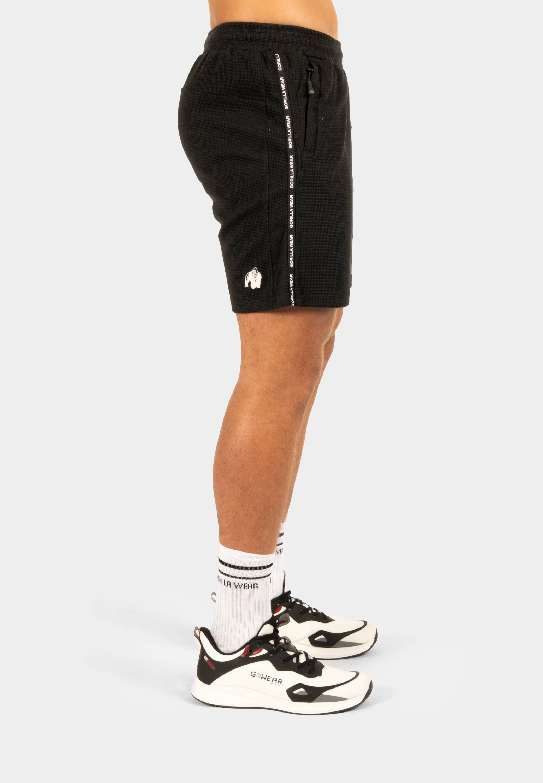 Harvey Track Shorts - Black [Madhësia: 2XL]