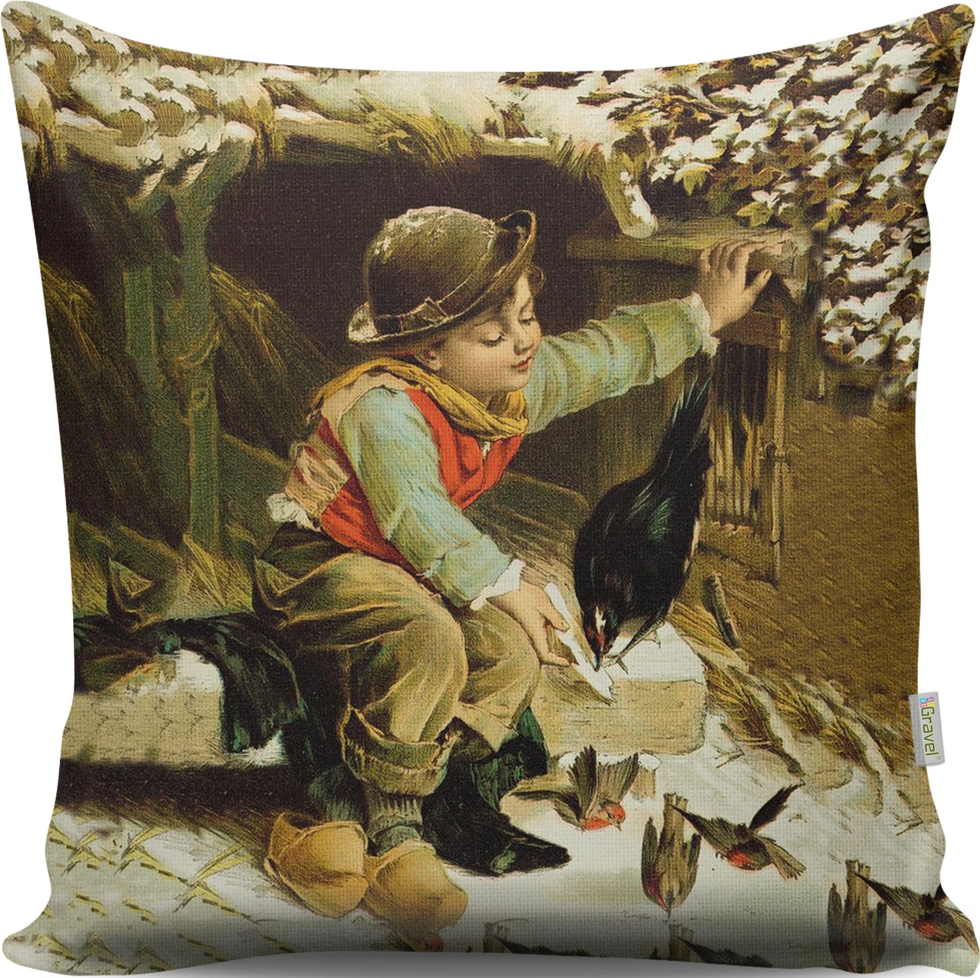 Jastëk Evila Originals, A13056, shumëngjyrësh, 43x43cm