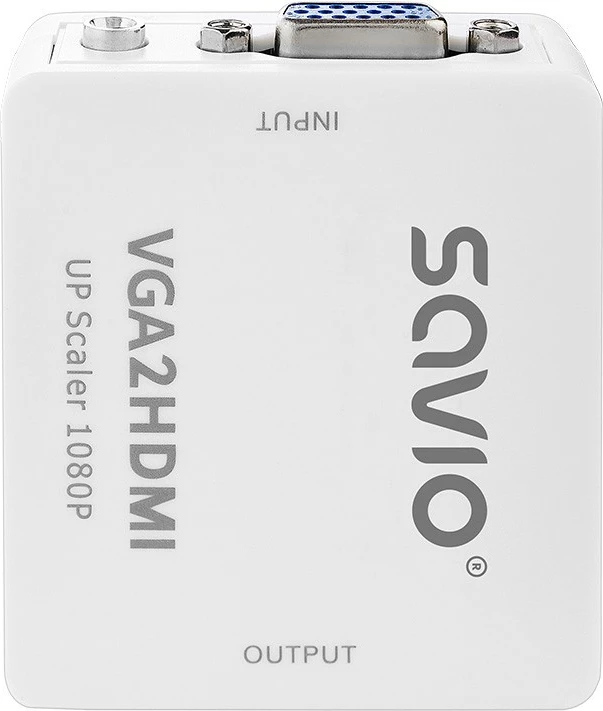 Adapter VGA në HDMI Savio CL-110, Full HD 1080p, i bardhë