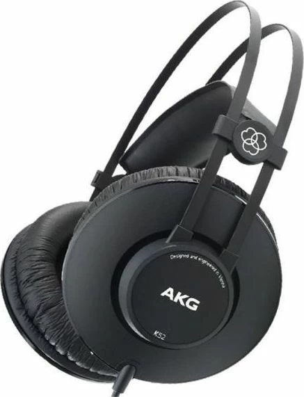Kufje AKG K52, over-ear të mbyllura, 3.5 mm, kabllo 2.5 m, të zeza