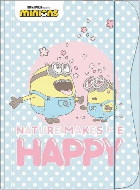 Dosje A4 me llastik Teka Minions Kids, 300 g/m², shumëngjyrëshe, 1 copë