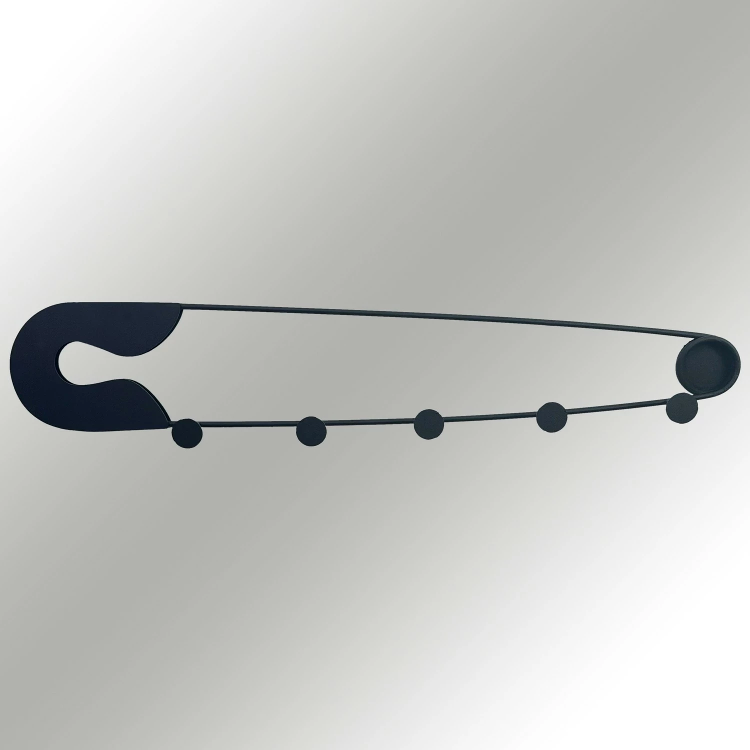 Varëse muri prej metali, Wallity, Devran, shumëngjyrëshe, 60x11cm