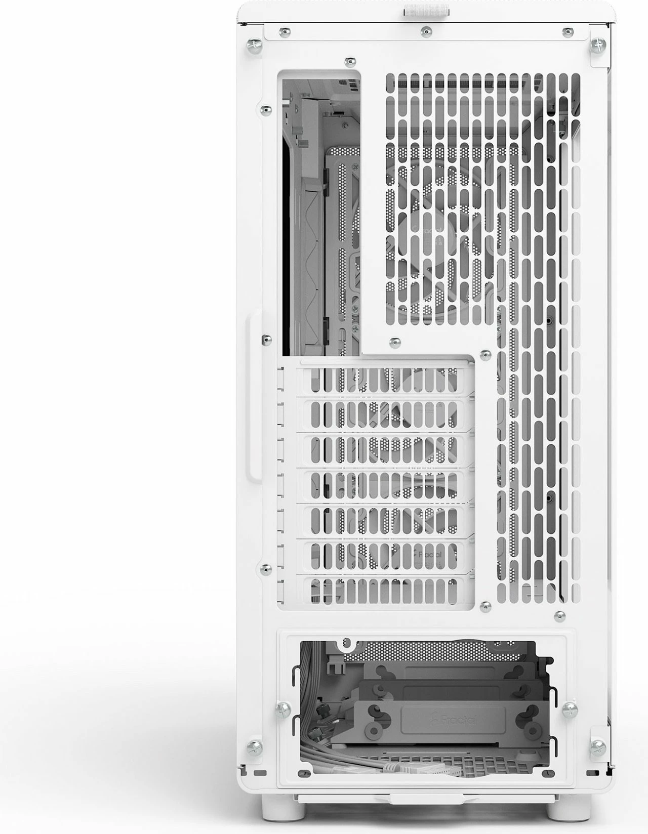 Kasë Fractal Design Epoch TG Clear Tint (FD-C-EPO1A-03), Midi Tower ATX/mATX/Mini-ITX, 3x Momentum 12 fans, e bardhë