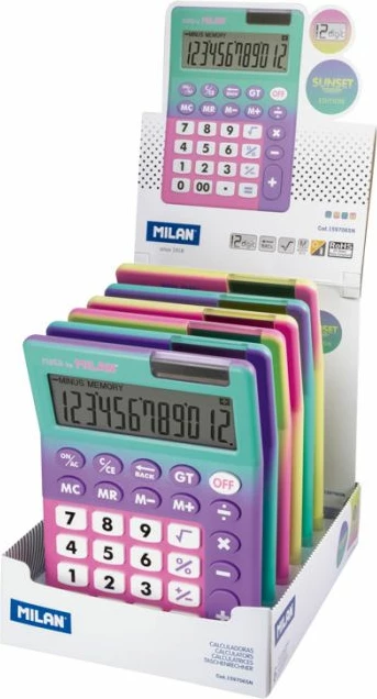 MILAN KALKULATOR 12-DIGIT SUNSET 151812SN