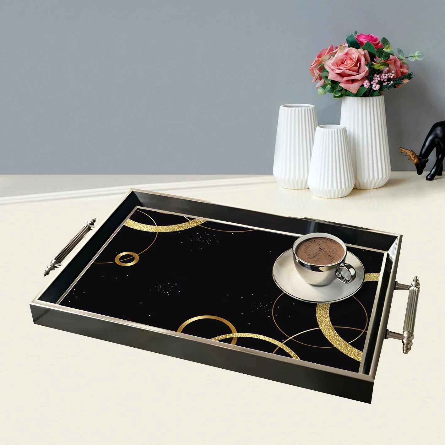 Tabaka xhami Aberto Design, shumëngjyrëshe, TPG9914