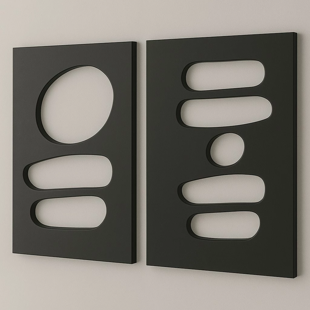 Pikturë dekorative MDF (2 copë), Wallity, Hhloyma00002, 50x70 cm