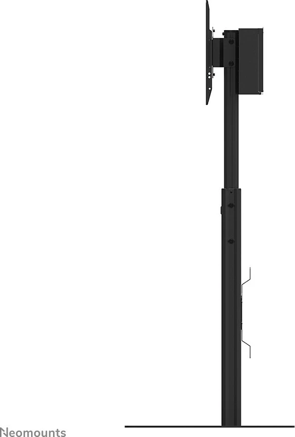 Stendë dyshemeje TV/monitor Neomounts FL45S-825BL1 MOVE Up, 37-75", VESA 600x400, 70 kg, e zezë