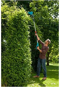 Gërshërë elektrike teleskopike Gardena THS 500/48, 500W, zi/blu/argjend