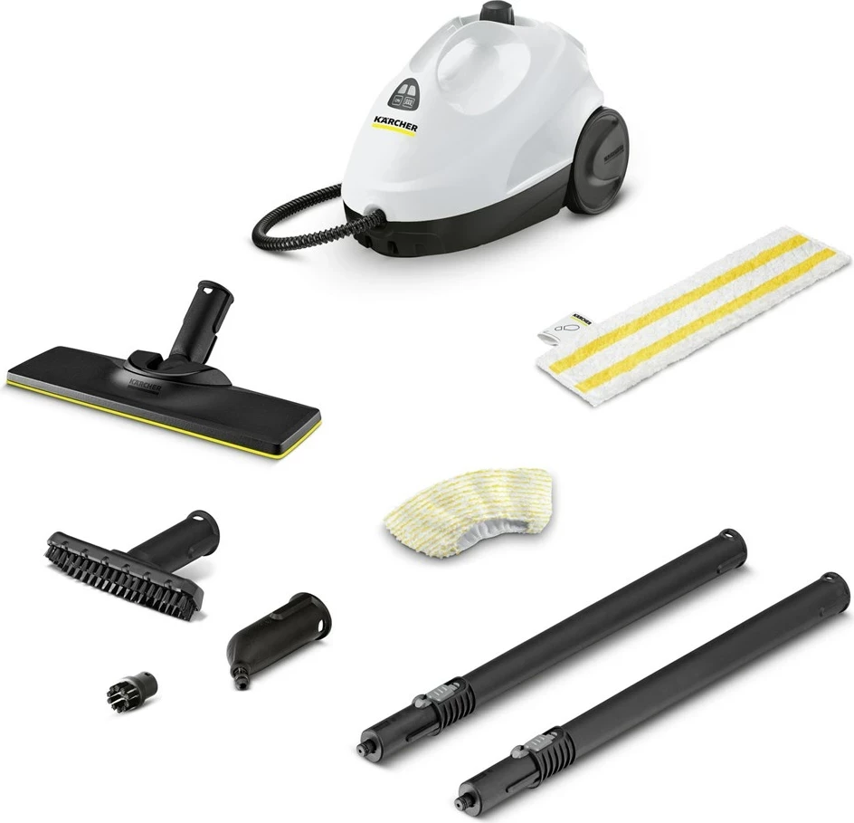 Pastrues me avull Karcher SC 2 EasyFix 1 L 1500 W, bardhë/zi, set me aksesorë