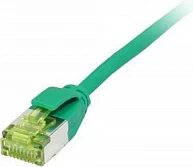 Kabllo rrjeti Synergy21 RJ45 CAT6A 0.5m U/FTP slim 500MHz, e gjelbër