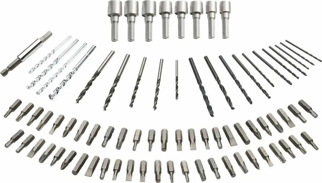 Trapan/vidhos pa kabllo Black+Decker BDCDC18BAFC 18 V, 2x1.5 Ah, set 80 copë, me kuti