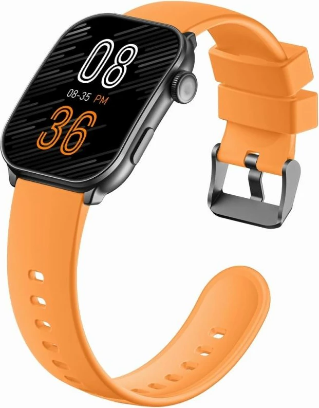 Smartwatch për meshkuj Gravity, portokalli e zezë