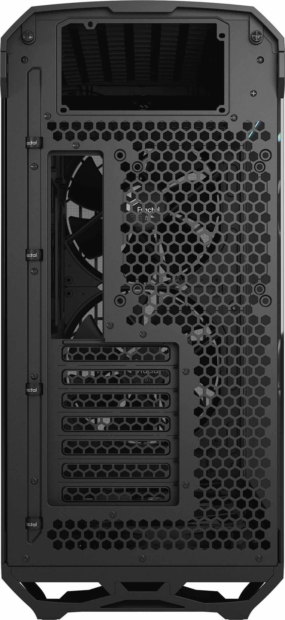 Kasë Fractal Design Torrent TG Light Tint (FD-C-TOR1A-01) Full Tower ATX/eATX, panel xhami të temperuar, 5 ventilatorë, e zezë