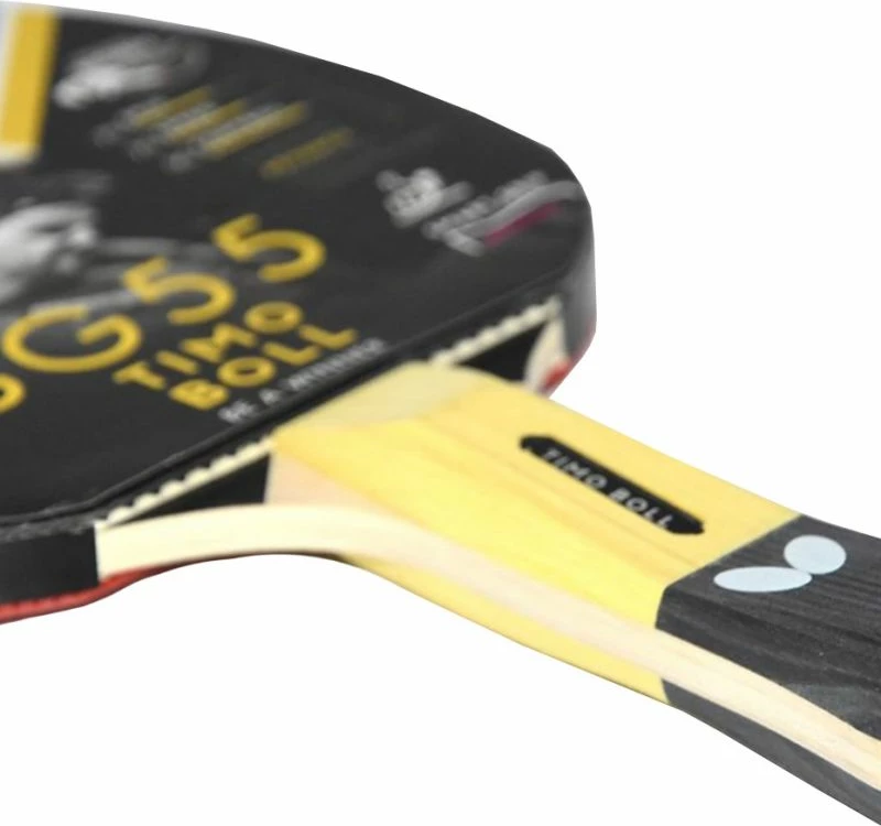 Reket ping pongu Butterfly, uniseks, i kuq dhe i zi