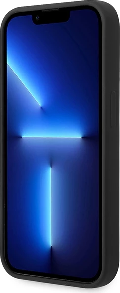 Mbështjellës Guess GUHCP14XSLSMK për iPhone 14 Pro Max 6.7", silikon, i zi