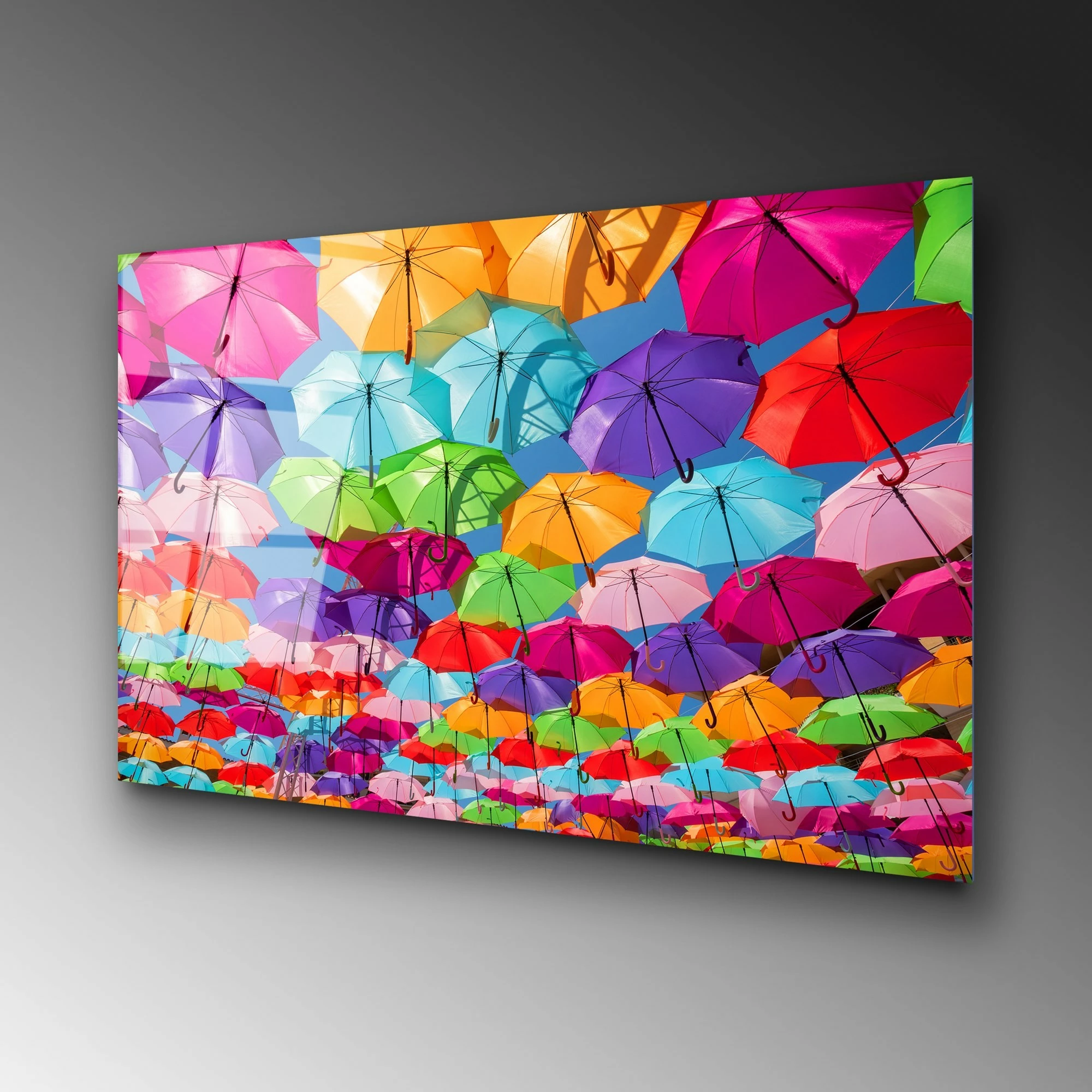 Pikturë dekorative prej xhami të temperuar, shumëngjyrëshe, Wallity UV-227, 70x100cm