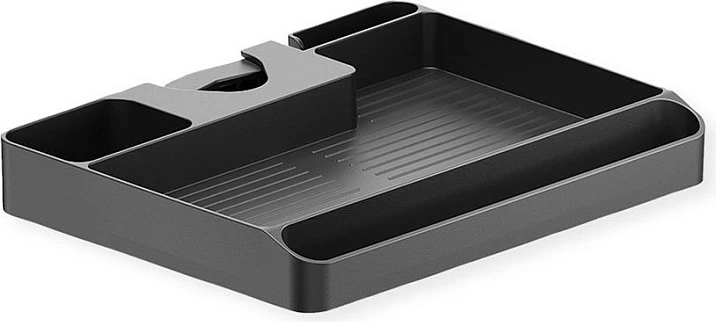 Raft organizues VALUE 17.99.1184 për shtyllë 30-48 mm, kapacitet 3 kg, 224 mm, i zi