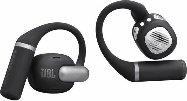 Kufje wireless open-ear JBL Sense Pro, Hi-Res LDAC, 38h, IP54, Bluetooth 6.0, të zeza, me kuti karikimi