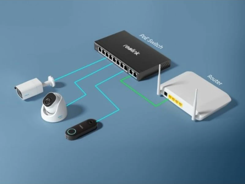 Kamerë sigurie IP reolink DUO Series P750 PoE 16MP, e bardhë