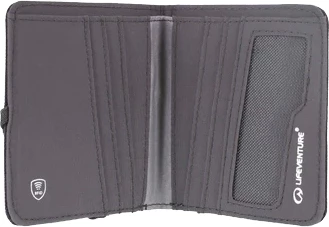 RFID Compact Wallet, Recycled, Grey