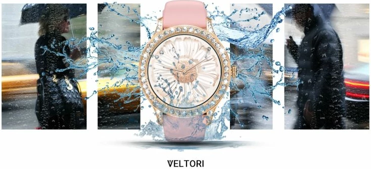 Smartwatch për femra VELTORI, rozë