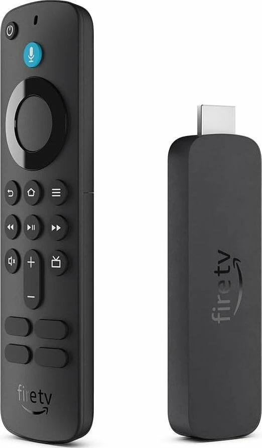 Stick streaming Amazon Fire TV Stick 4K 3rd Gen (2024) 8GB, Wi‑Fi 6, i zi, set me telekomandë Alexa